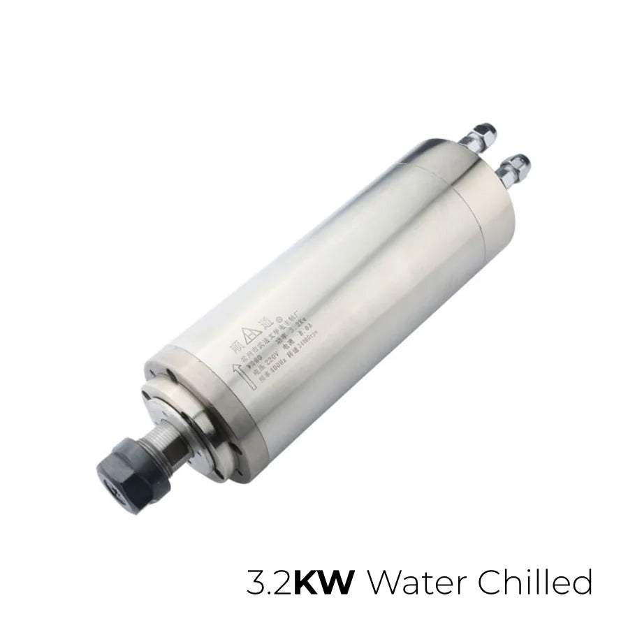 3.2kW 220V 18,000 RPM - Water cooled spindle For CNC Routers