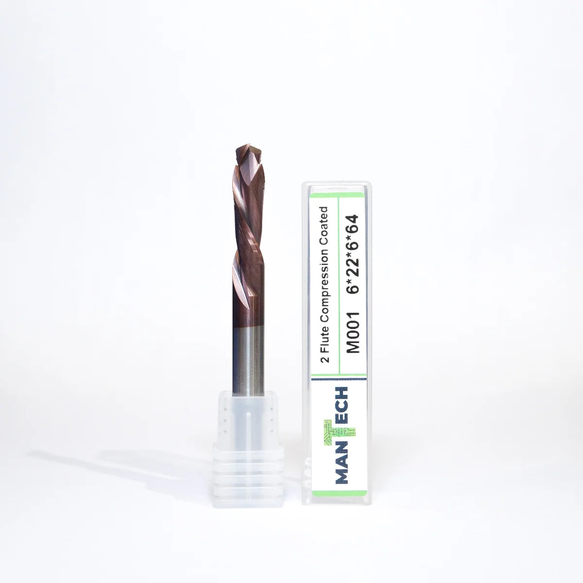 Two Flute - Compression Spiral (Coated) CNC Router Tooling Cutter Bit