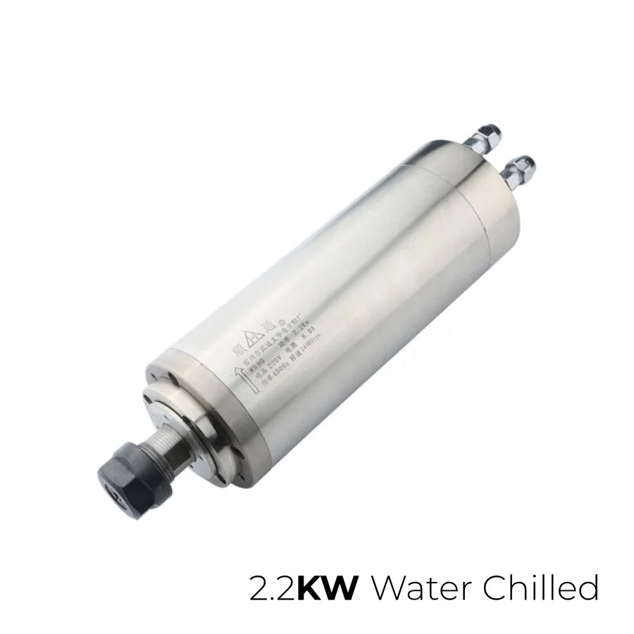 CNC Router Spindle 2.2kW 220V Water Chilled 18,000 rpm