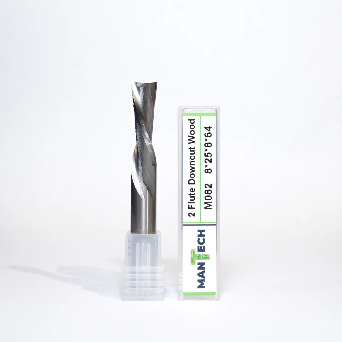 Double Flute - Solid Carbide Downcut Spiral Wood Rout CNC Router Tool Cutter Bit