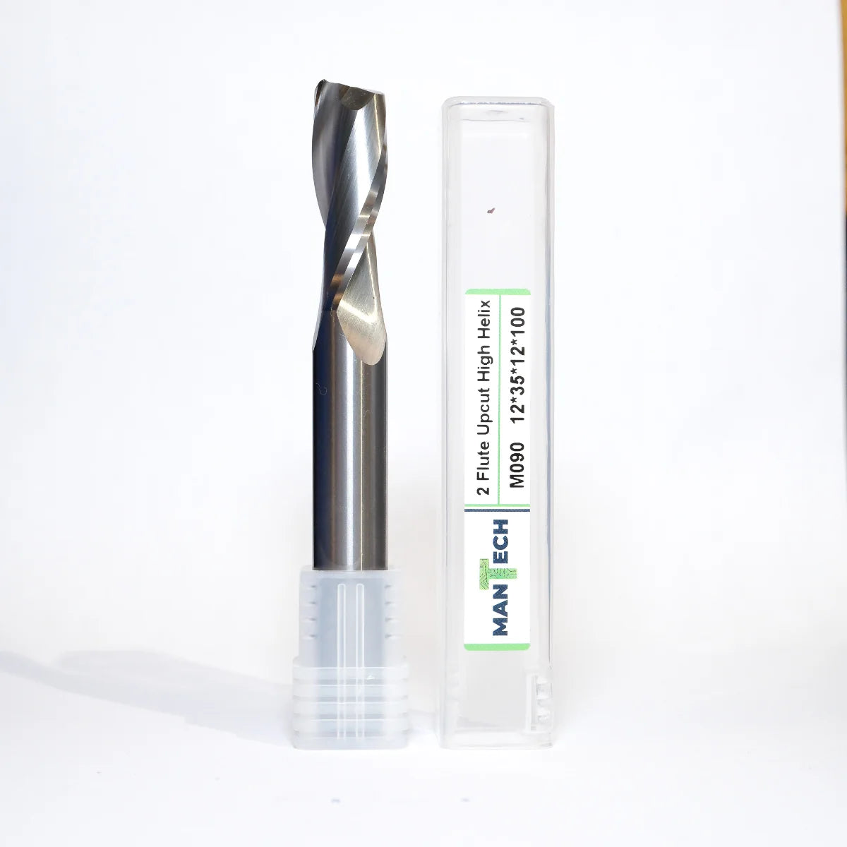 Double Flute - Solid Carbide Upcut Spiral O Flute High Helix CNC Router Tool Cutter Bit