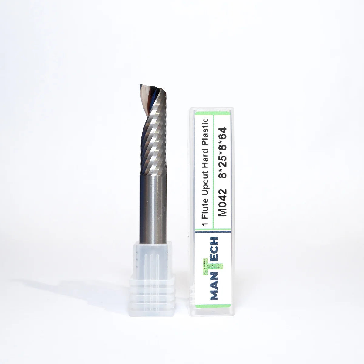 Single Flute - Solid Carbide Upcut Spiral O Flute (Hard Plastic) CNC Router Tool Cutter Bit