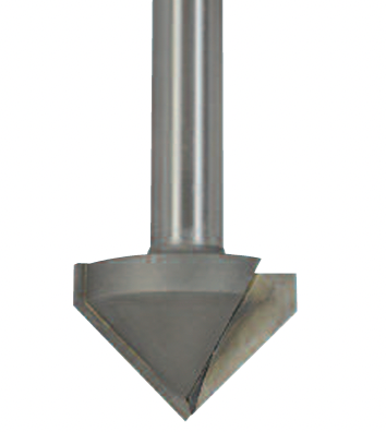 Double Flute Carbide Tipped Lettering Bit 90 deg Imperial CNC Router Tool Cutter Bit