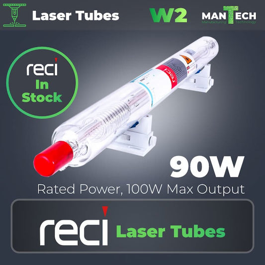RECI Laser Tube W2 90W Length 1100mm