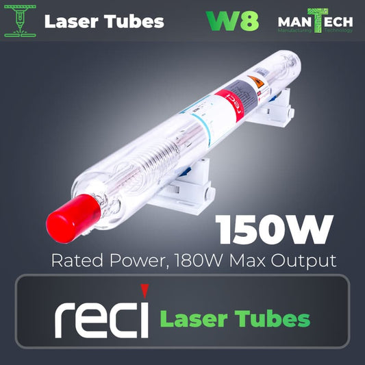 RECI W8 Laser Tube 150W 1850mm Length UK