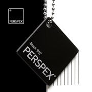 PERSPEX® Colours - Solid and Translucent - Cast Acrylic - Black 962