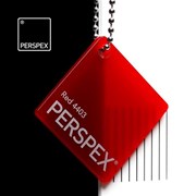 PERSPEX® Colours - Solid and Translucent - Cast Acrylic - Red 4403
